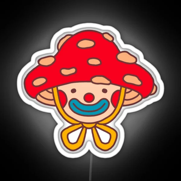 Mushie Clown RGB Neon Sign