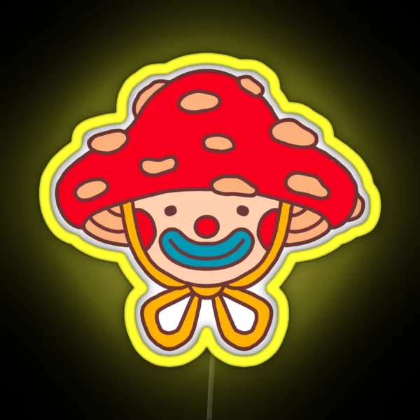 Mushie Clown RGB Neon Sign