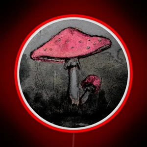 Mushroom Amanita Muscaria RGB Neon Sign