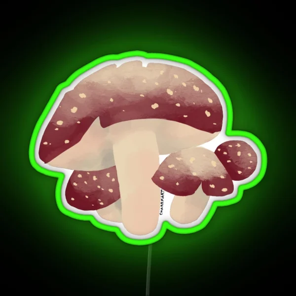 Mushroom Amanita Muscaria RGB Neon Sign