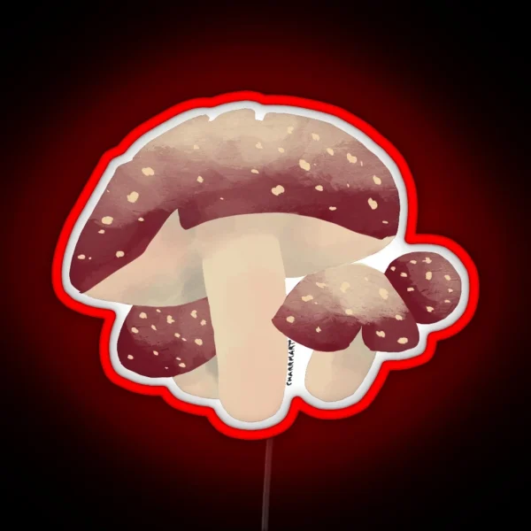 Mushroom Amanita Muscaria RGB Neon Sign