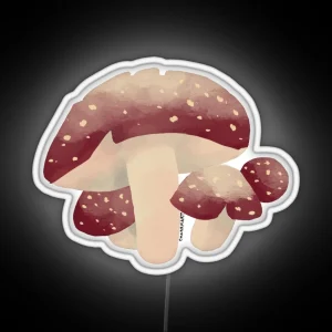 Mushroom Amanita Muscaria RGB Neon Sign