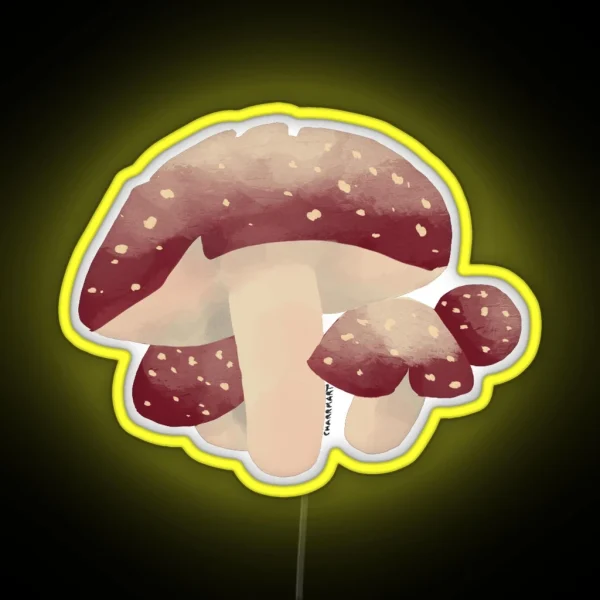 Mushroom Amanita Muscaria RGB Neon Sign