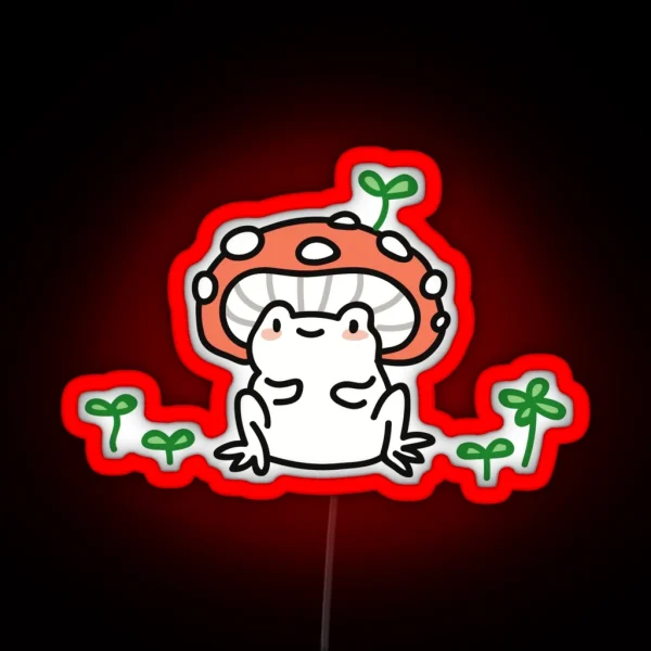 Mushroom Frog RGB Neon Sign