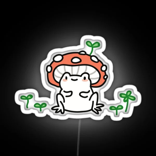 Mushroom Frog RGB Neon Sign