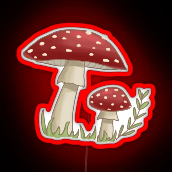 Mushrooms RGB Neon Sign
