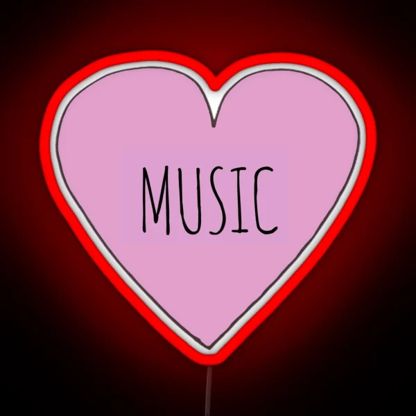 MUSIC LOVE RGB Neon Sign