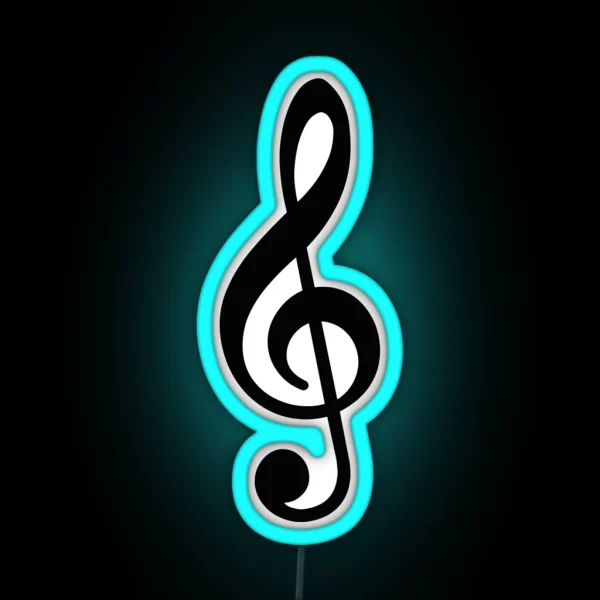 Music Note RGB Neon Sign