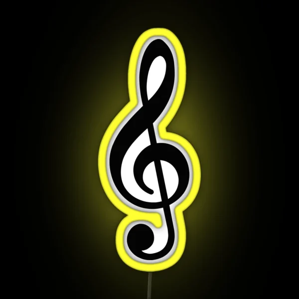 Music Note RGB Neon Sign