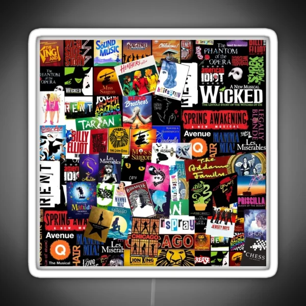 Musicals Collage II Original RGB Neon Sign