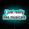 Colorful Musical Theater Neon Sign for Musical Theatre Fans Everywhere Inside