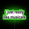 RGB Neon Musical Theater Decoration Sign for Broadway Lovers Home