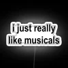 RGB LED Neon Sign Celebrating Love for Live Musical Theater