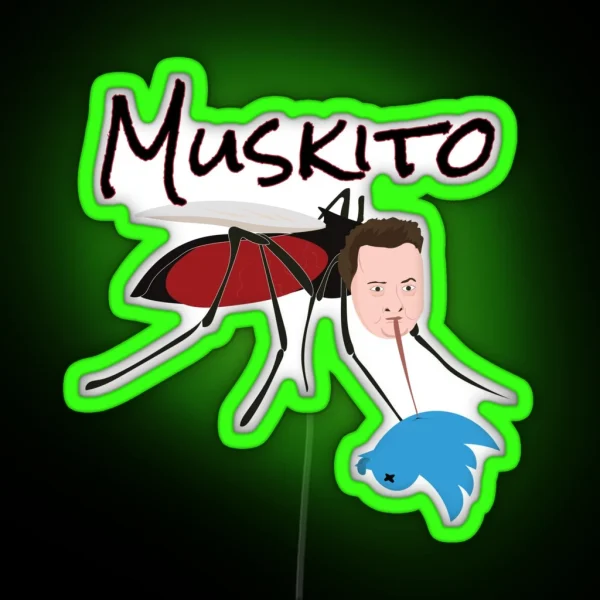Muskito RGB Neon Sign