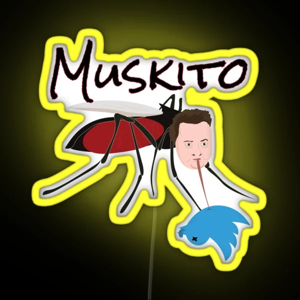 Muskito RGB Neon Sign