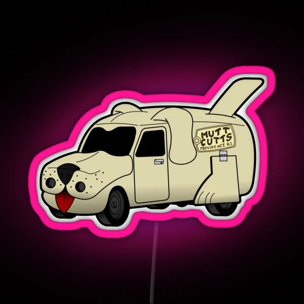 Mutt Cutts Van RGB Neon Sign
