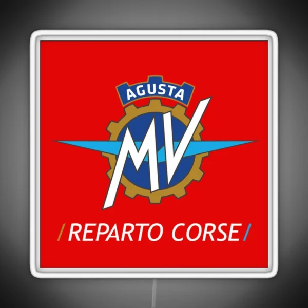 MV AGUSTA Reparto Corsica RGB Neon Sign