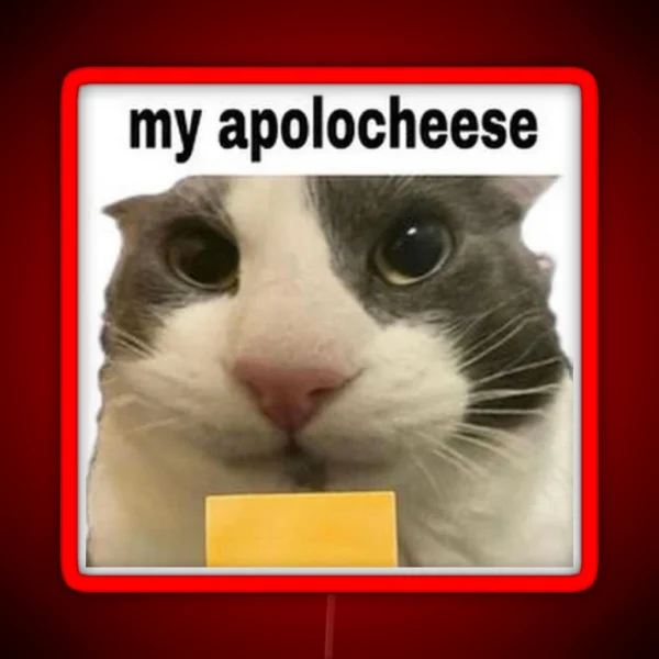 My Apolocheese Cat RGB Neon Sign