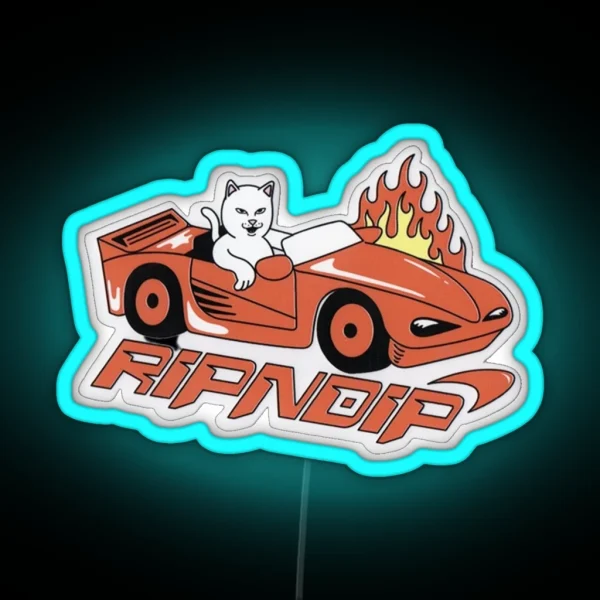 My Badass Cat S In Miami RGB Neon Sign