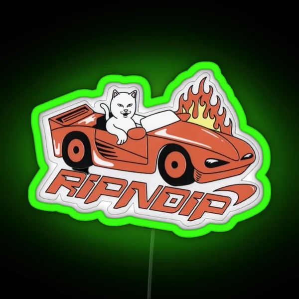 My Badass Cat S In Miami RGB Neon Sign