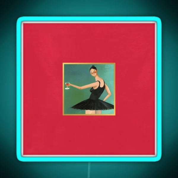 My Beautiful Dark Twisted Fantasy Studio Album RGB Neon Sign