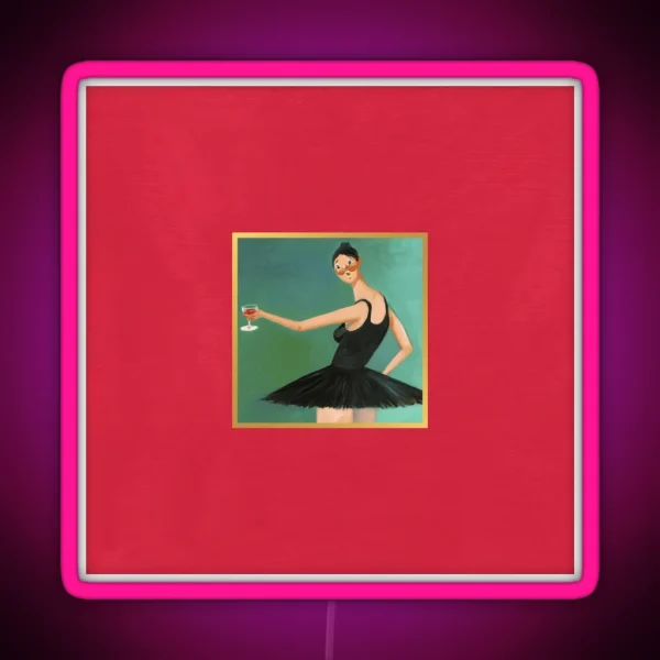 My Beautiful Dark Twisted Fantasy Studio Album RGB Neon Sign