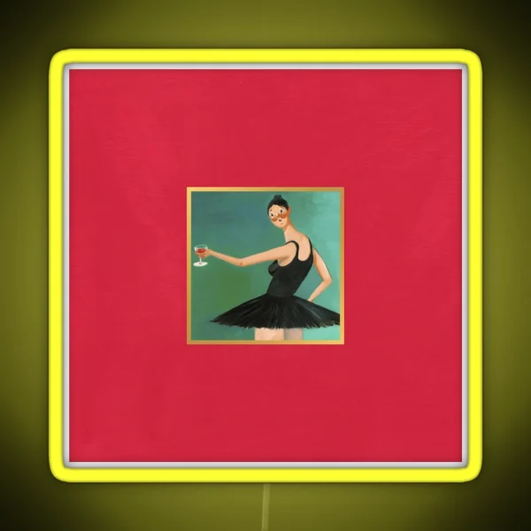 My Beautiful Dark Twisted Fantasy Studio Album RGB Neon Sign