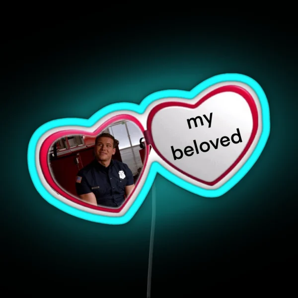 My Beloved Evan Buckley Locket RGB Neon Sign