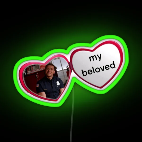 My Beloved Evan Buckley Locket RGB Neon Sign