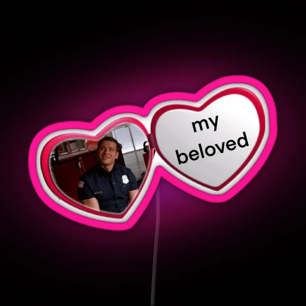 My Beloved Evan Buckley Locket RGB Neon Sign