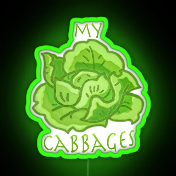 My Cabbages RGB Neon Sign