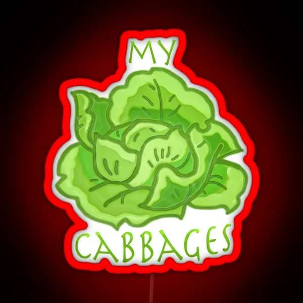 My Cabbages RGB Neon Sign