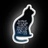 Customizable colorful 'My Darling Girl' neon LED wall decoration artwork.