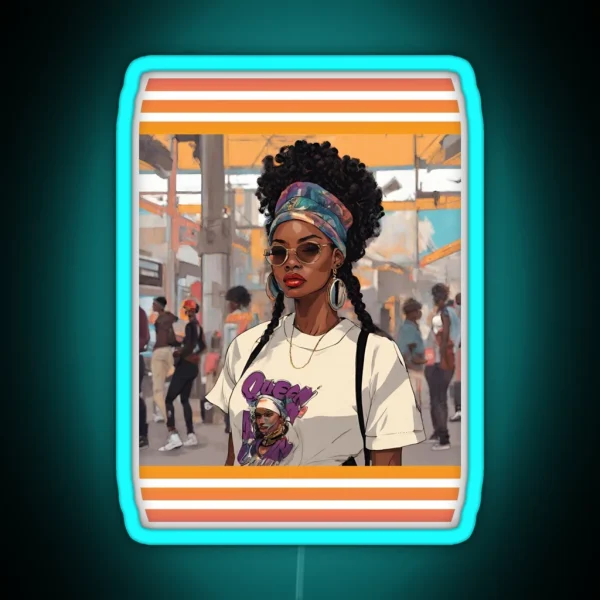 My Hair My Rules RGB Neon Sign