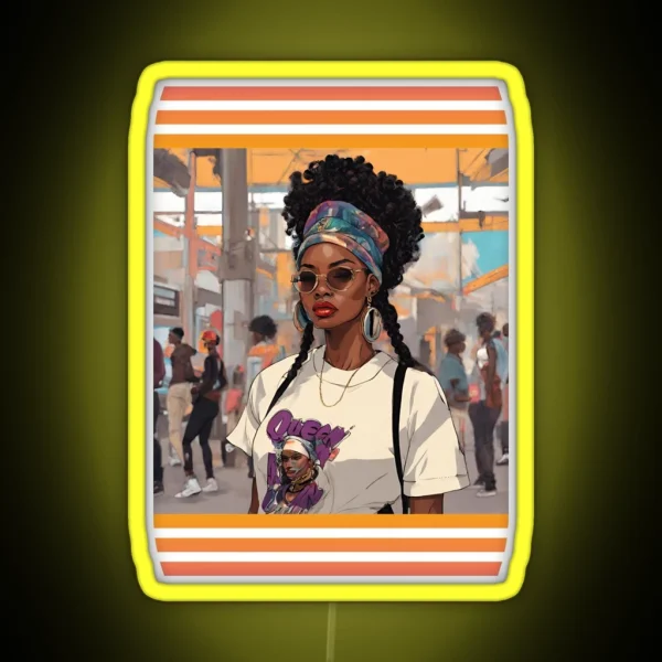 My Hair My Rules RGB Neon Sign