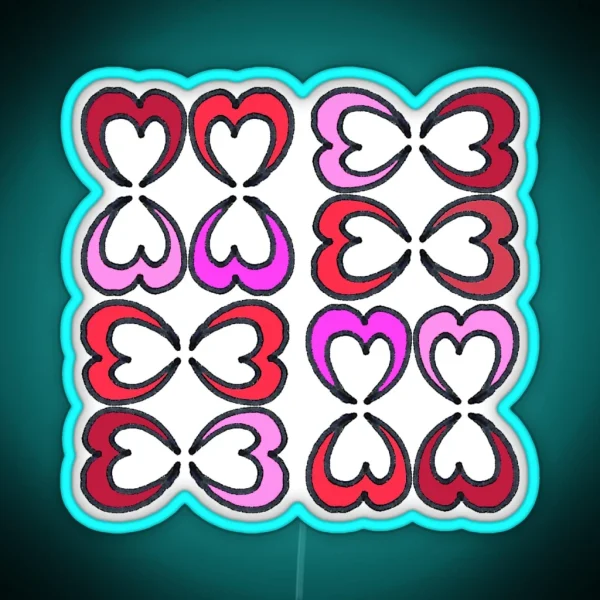 My Heart Is Hooked RGB Neon Sign