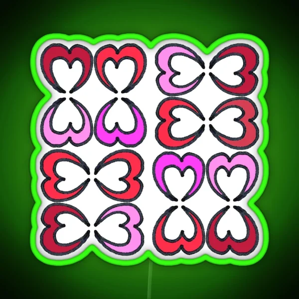 My Heart Is Hooked RGB Neon Sign