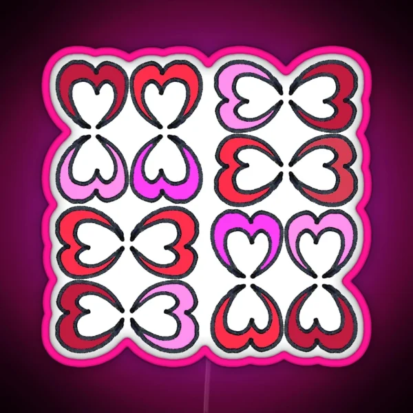 My Heart Is Hooked RGB Neon Sign