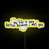 Customizable RGB Neon Sign with Inspirational Quote Perfect Gift Idea