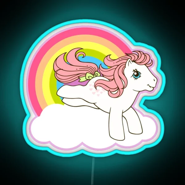 My Little Pony Classic Old Logo RGB Neon Sign
