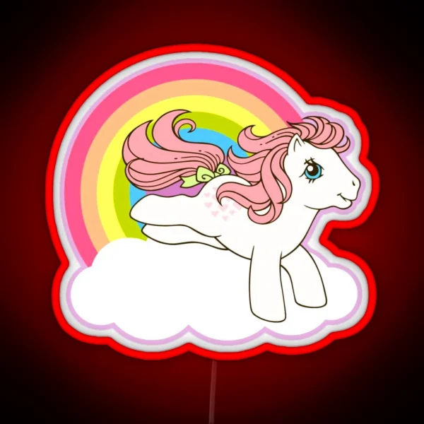 My Little Pony Classic Old Logo RGB Neon Sign