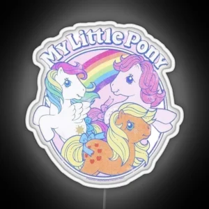 My Little Pony Vintage Generation 1 Rainbow Led RGB Neon Sign