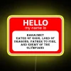 Personalized LED Name Sign with Customizable RGB Lighting Options Available