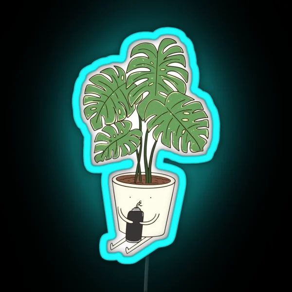 My Plants Drink More Water Than I Do RGB Neon Sign