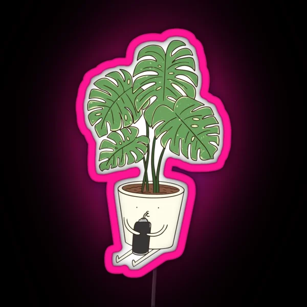 My Plants Drink More Water Than I Do RGB Neon Sign