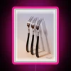 Statement Home Decor with Edgy Humor and Vibrant Neon Accents