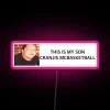 Customizable RGB LED Neon Sign for Sports Enthusiasts and Kids Bedrooms