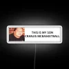 Nostalgic Basketball Dad Father's Day Gift Idea Personalized Neon Sign