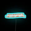 Neon Whimsy Quote Sign with Empowering Message for Kitchen Decorations and