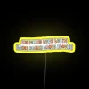 Brave Kid's Funny Humorous Color Changing Neon Sign for Kids Rooms